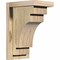 Ekena Millwork Mediterranean Rough Sawn Corbel w/Backplate, Douglas Fir, 6"W x 8"D x 12"H COR06X08X12MED01RDF - alternate 1